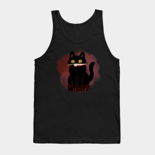 The Murder Cat says: "What?" Tank Top